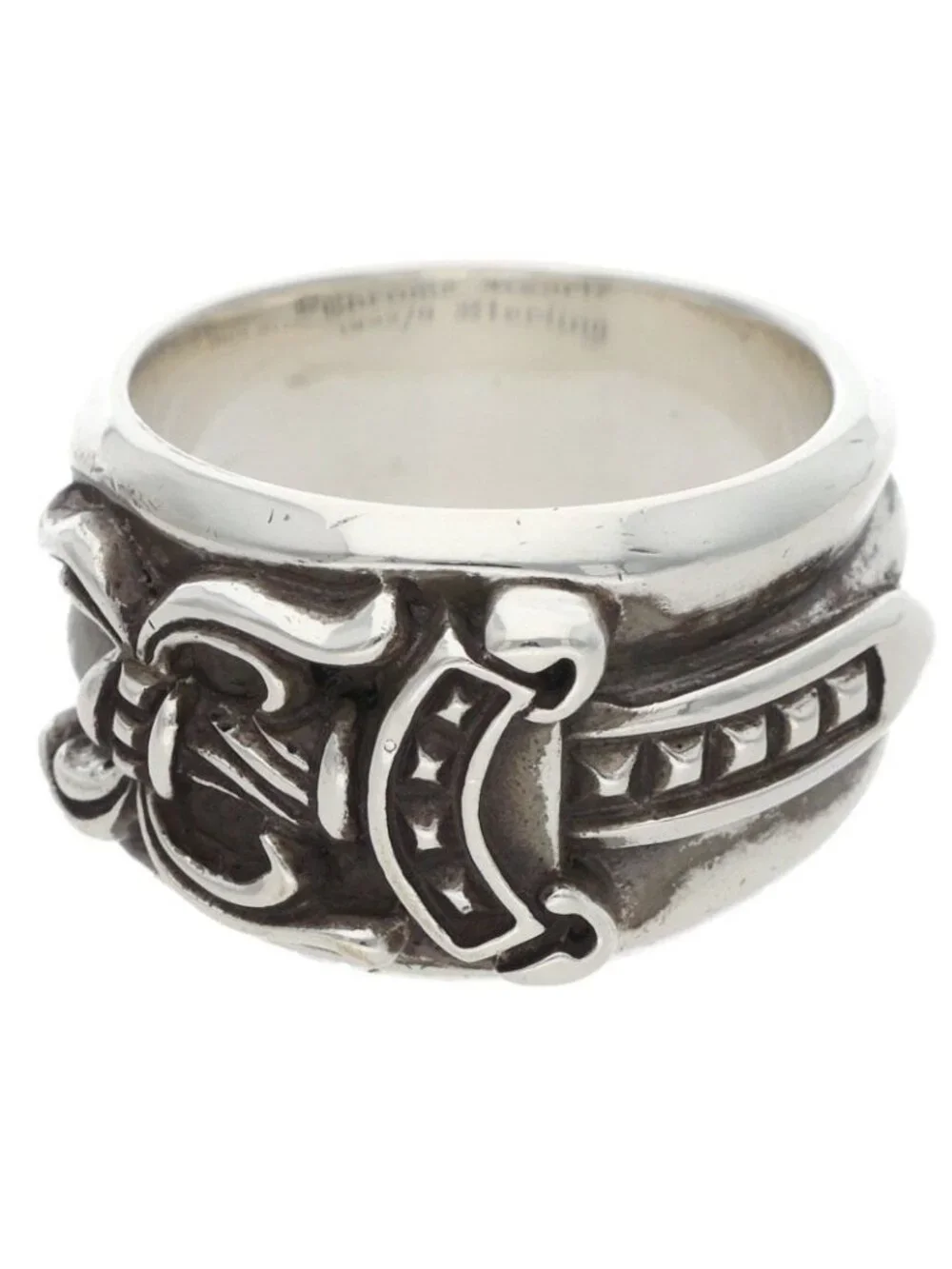 Chrome Hearts Dagger Silver Ring
